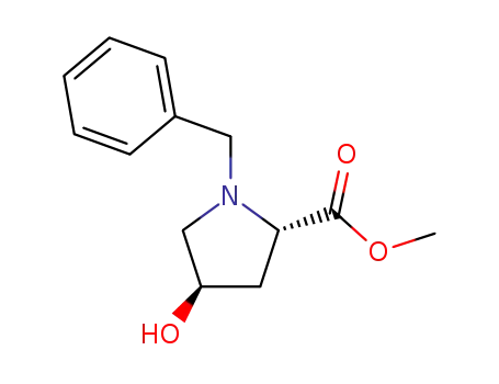 L-Proline, 4-hydroxy-1-(phenylmethyl)-, methyl ester, (4R)-