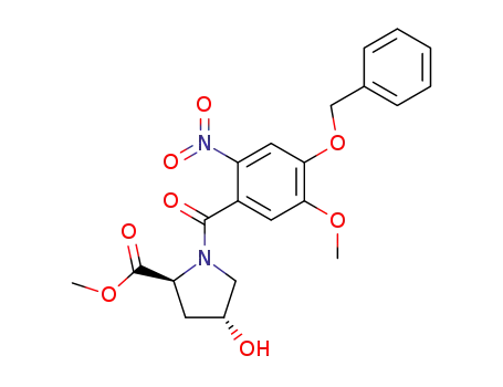 methyl-(2S,4R)-N-[4-benzyloxy-5-methoxy-2-nitrobenzoyl]-4-hydroxypyrrolidine-2-carboxylate