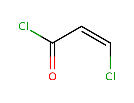Molecular Structure of 3721-35-5 (2-Propenoyl chloride, 3-chloro-, (Z)-)