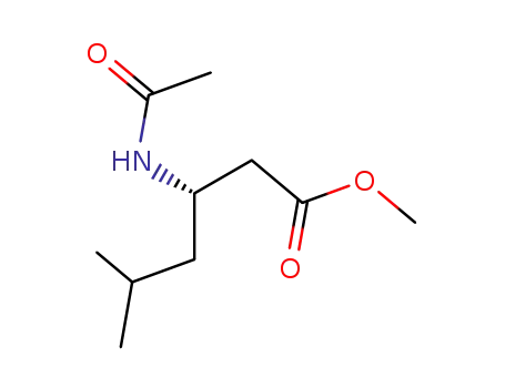 (S)-(-)-methyl 3-acetamido-5-methylhexanoate
