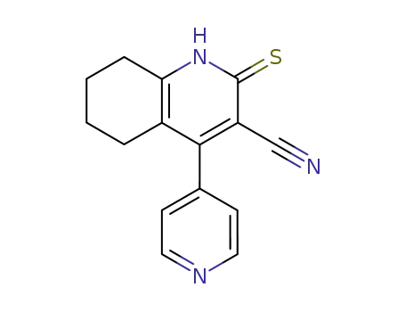 4-(pyridin-4-yl)-2-thioxo-1,2,5,6,7,8-hexahydroquinoline-3-carbonitrile