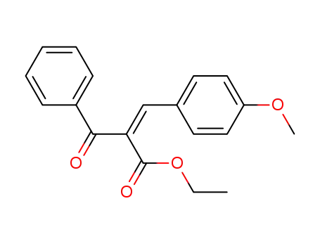 Molecular Structure of 148345-21-5 ((Z)-ethyl 2-benzoyl-3-(4-Methoxyphenyl)acrylate)