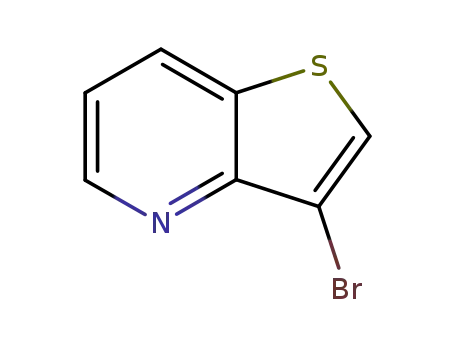 Molecular Structure of 94191-12-5 (3-bromothiopheno[3,2-b]pyridine)