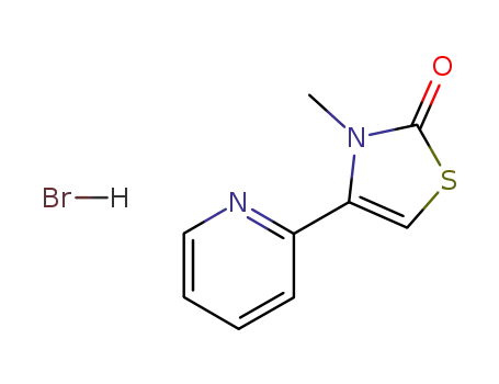 3-methyl-4-[2]pyridyl-3<i>H</i>-thiazol-2-one; hydrobromide