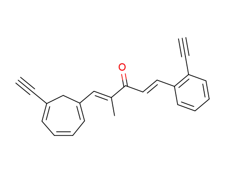 1-(6-ethynyl-1,3,5-cycloheptatrienyl)-5-(2-ethynylphenyl)-2-methyl-1,4-pentadien-3-one