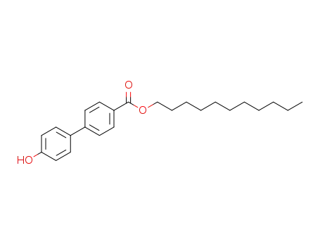 Molecular Structure of 132328-89-3 (undecyl 4'-hydroxybiphenyl-4-carboxylate)