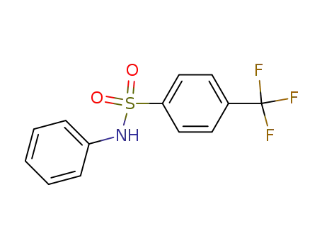 Molecular Structure of 21718-11-6 (Benzenesulfonamide, N-phenyl-4-(trifluoromethyl)-)