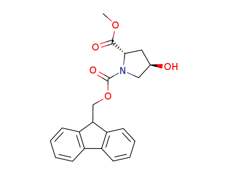 1,2-Pyrrolidinedicarboxylicacid, 4-hydroxy-, 1-(9H-fluoren-9-ylmethyl) 2-methyl ester, (2S,4R)-