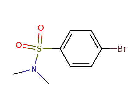 Molecular Structure of 707-60-8 (4-BROMO-N,N-DIMETHYLBENZENESULFONAMIDE)
