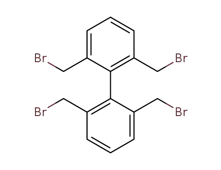 Molecular Structure of 69551-56-0 (1,1'-Biphenyl, 2,2',6,6'-tetrakis(bromomethyl)-)