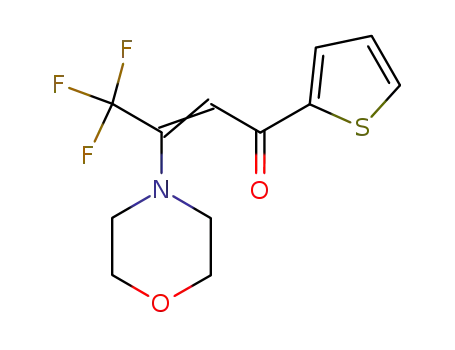 1-(2-thenoyl)-2-(1-morpholino)-3,3,3-trifluoro-1-propene