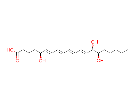 6,8,10,12-Eicosatetraenoicacid, 5,14,15-trihydroxy-, (5S,6E,8Z,10E,12E,14R,15S)-