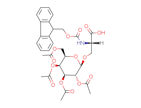 Molecular Structure of 96383-44-7 (FMOC-L-SER(BETA-D-GALAC4)-OH)