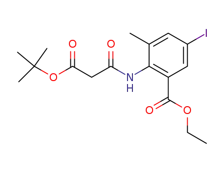 ethyl 2-({3-[(1,1-dimethylethyl)oxy]-3-oxopropanoyl}amino)-5-iodo-3-methylbenzoate