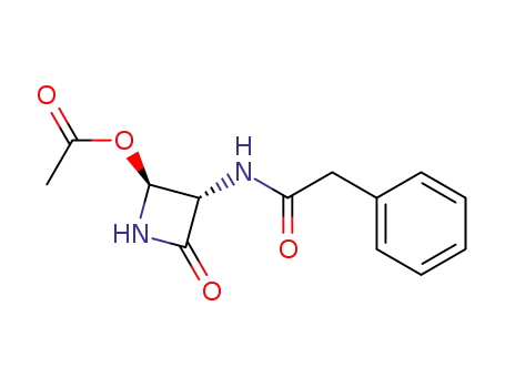 (2S-trans)-N-<2-(acetyloxy)-4-oxo-3-azetidinyl>benzeneacetamide