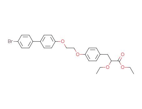 3-{4-[2-(4'-bromo-biphenyl-4-yloxy)-ethoxy]-phenyl}-2-ethoxy-propionic acid ethyl ester