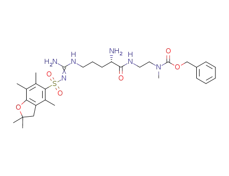 {2-[H-Arg(Pbf)]aminoethyl}methylcarbamic acid benzyl ester