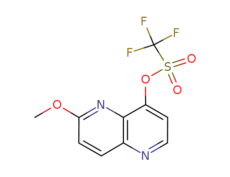 Methanesulfonic acid, trifluoro-, 6-methoxy-1,5-naphthyridin-4-yl ester