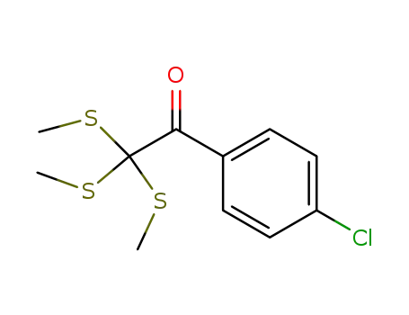 1-(4-Chloro-phenyl)-2,2,2-tris-methylsulfanyl-ethanone