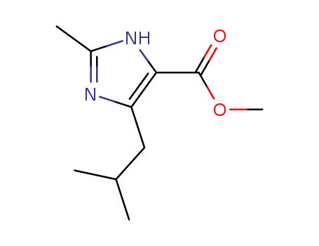 Methyl 4-isobutyl-2-methyl-1H-imidazole-5-carboxylate cas  1150617-77-8