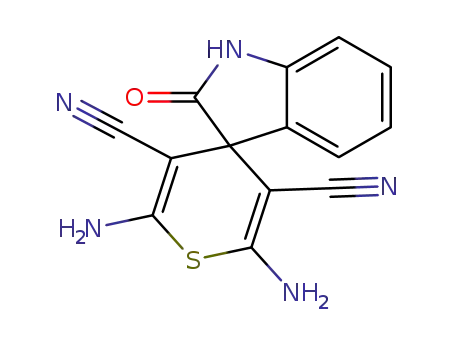 2,6-diamino-3,5-dicyanospiro<indoline-3,4(1H)-thiopyran>-2-one