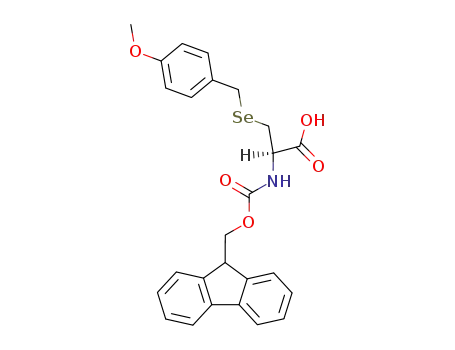 Molecular Structure of 150308-80-8 (N-9-fluorenylmethoxycarbonyl-Se-4-methoxybenzylselenocysteine)