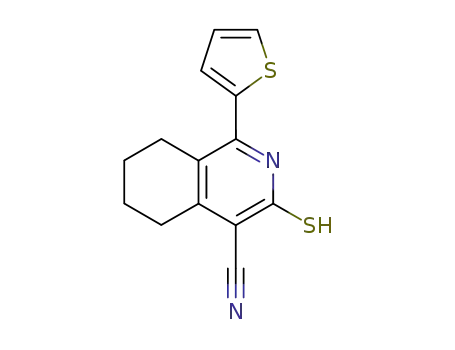 1-Thiophen-2-yl-3-thioxo-2,3,5,6,7,8-hexahydro-isoquinoline-4-carbonitrile
