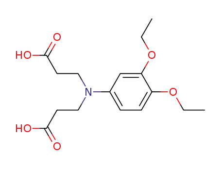 b-Alanine, N-(2-carboxyethyl)-N-(3,4-diethoxyphenyl)-