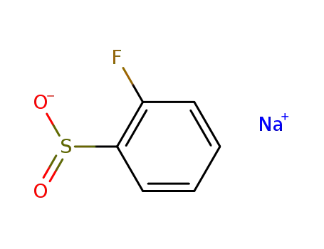 Molecular Structure of 127159-66-4 (sodium 2-fluorobenzenesulfinate)