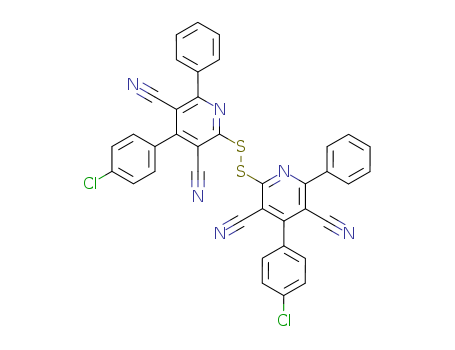 3,5-Pyridinedicarbonitrile, 2,2'-dithiobis[4-(4-chlorophenyl)-6-phenyl-