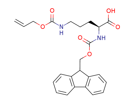 L-Ornithine, N2-[(9H-fluoren-9-ylmethoxy)carbonyl]-N5-[(2-propenyloxy)carbonyl]-