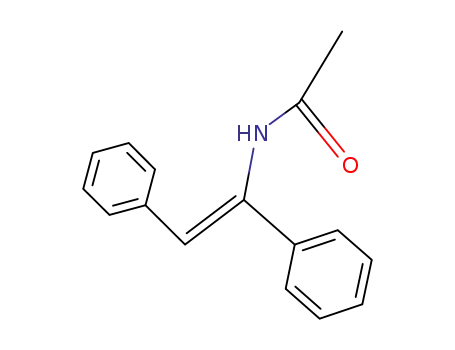 Molecular Structure of 18797-93-8 (Acetamide, N-[(1Z)-1,2-diphenylethenyl]-)