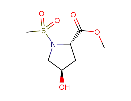 L-Proline, 4-hydroxy-1-(methylsulfonyl)-, methyl ester, (4R)-