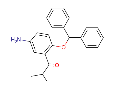 1-Propanone, 1-[5-amino-2-(diphenylmethoxy)phenyl]-2-methyl-