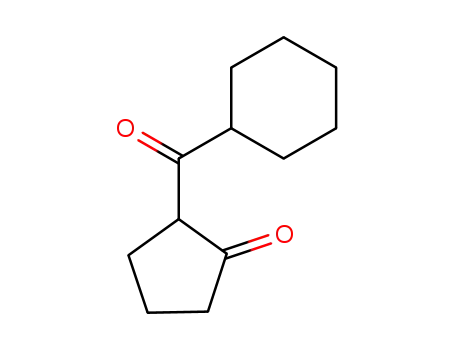 Molecular Structure of 62822-48-4 (Cyclopentanone, 2-(cyclohexylcarbonyl)-)
