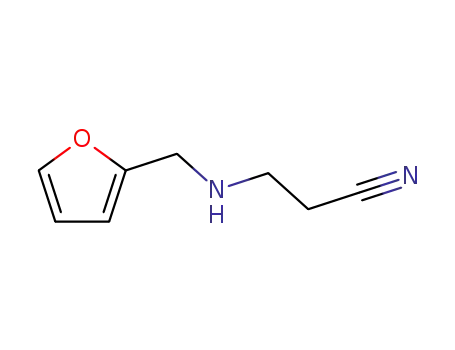 Molecular Structure of 6788-68-7 (3-[(2-FURYLMETHYL)AMINO]PROPANENITRILE)