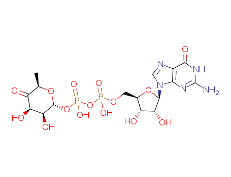 (2S,3S,4R,5R)-5-(2-AMINO-6-OXO-3H-PURIN-9-YL)-3,4-DIHYDROXY-OXOLAN-2-YL]METHOXY-[[(2R,3R,4S,6S)-3,4-DIHYDROXY-6-METHYL-5-OXO-OXAN-2-YL]OXY-HYDROXY-PHOSPHORYL]OXY-PHOSPHINIC ACIDCAS