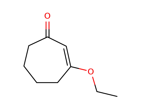 Molecular Structure of 86616-78-6 (2-Cyclohepten-1-one, 3-ethoxy-)