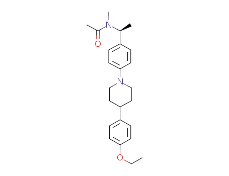 (S)-N-(1-{4-[4-(4-ethoxy-phenyl)-piperidin-1-yl]-phenyl}-ethyl)-N-methyl-acetamide
