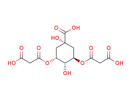 3,3'-(((1R,2S,3R,5S)-5-carboxy-2,5-dihydroxycyclohexane-1,3-diyl)bis(oxy))bis(3-oxopropanoic acid)