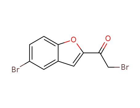 2-Bromo-1-(5-bromo-1-benzofuran-2-yl)-1-ethanone, 97%