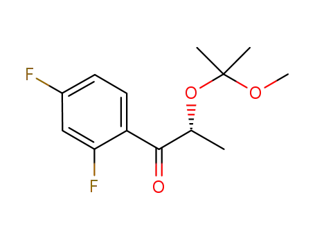 (2R)-2',4'-difluoro-2-(1'-methoxy-1'-methylethoxy)propiophenone