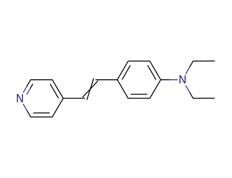 N,N-diethyl-4-(2-pyridin-4-ylethenyl)aniline cas  18096-82-7