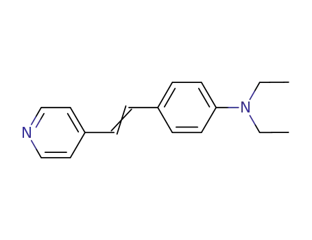 Molecular Structure of 18096-82-7 (N,N-diethyl-4-[2-(pyridin-4-yl)ethenyl]aniline)