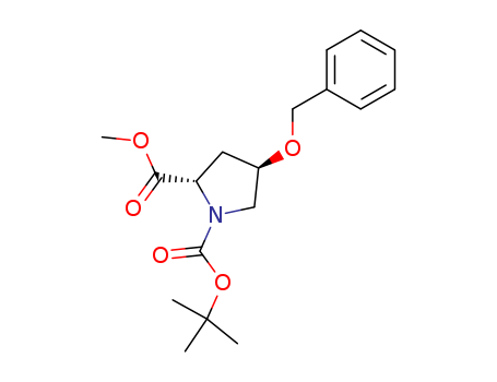 (2S,4R)-1-Boc-4-benzyloxy-pyrrolidine-2-dicarboxylic acid methyl ester