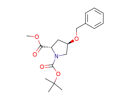 (2S,4R)-1-Boc-4-Benzyloxy-pyrrolidine-2-dicarboxylic acid methyl ester