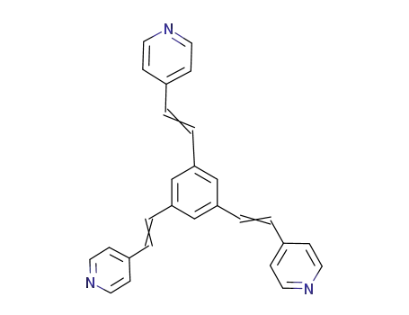 Molecular Structure of 157131-39-0 (1,3,5-tris{2-(pyridin-4-yl)-vinyl}benzene)