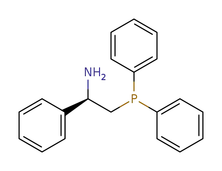 Molecular Structure of 141096-35-7 ((R)-2-(Diphenylphosphino)-1-phenylethylamine, min. 97%)