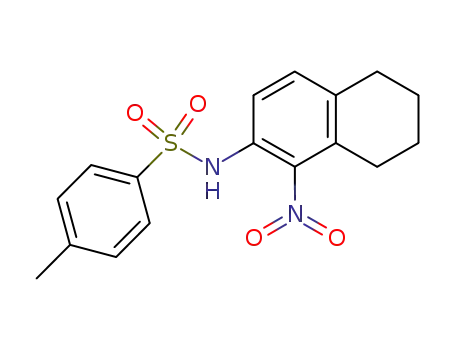 <i>N</i>-(1-nitro-5,6,7,8-tetrahydro-[2]naphthyl)-toluene-4-sulfonamide