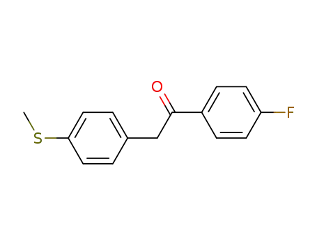 Ethanone, 1-(4-fluorophenyl)-2-[4-(methylthio)phenyl]-